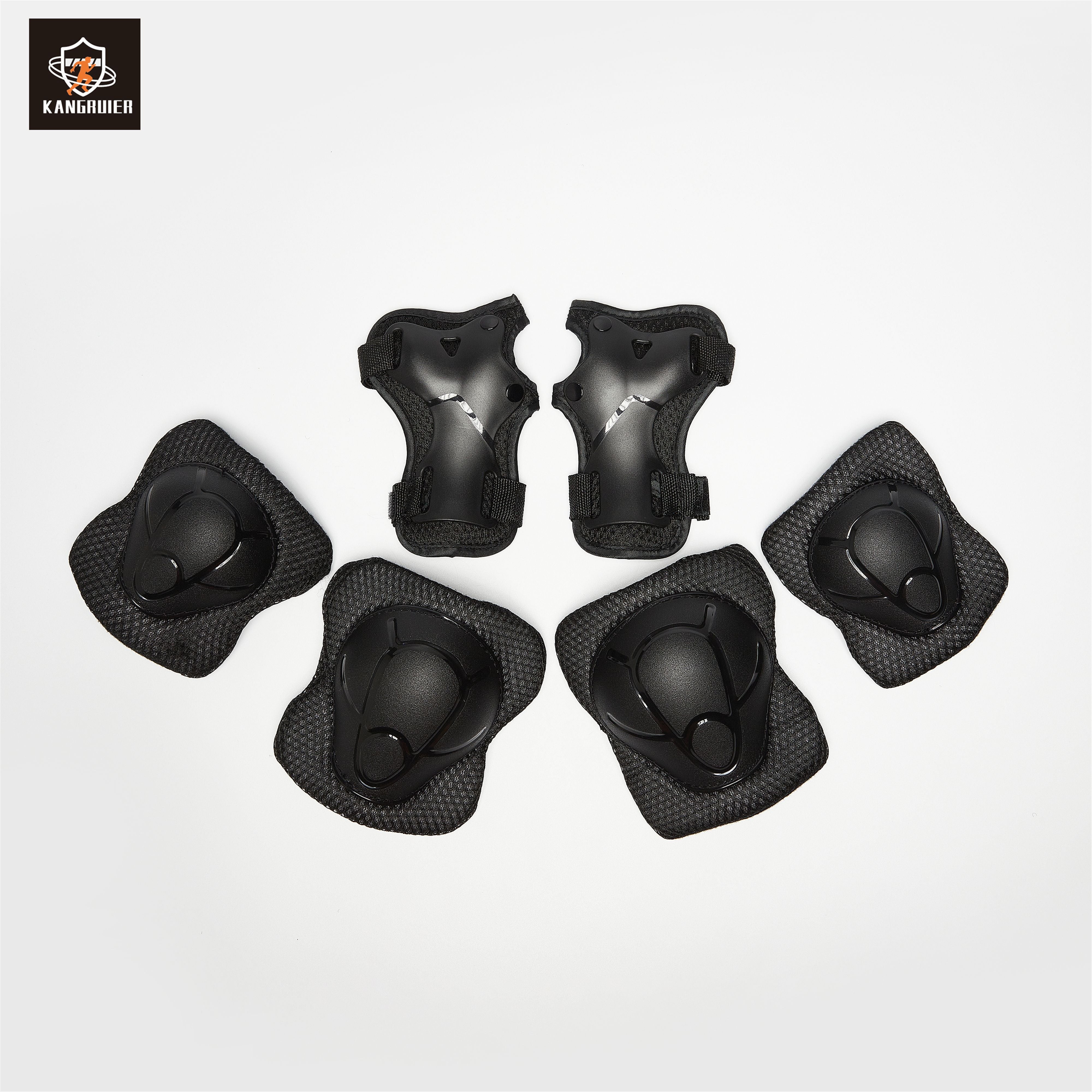 Knee and Elbow Pads & Wrist Guards Black